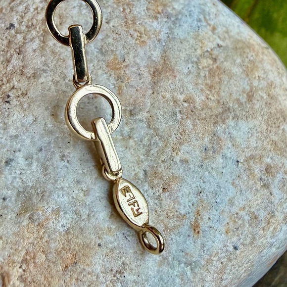 Effy 14 karat gold 8 carats  emerald and diamond  Necklace - Picture 5 of 14